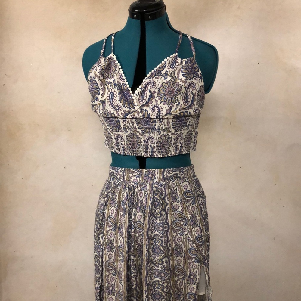 AEO Skirt Crop Top RARE Set